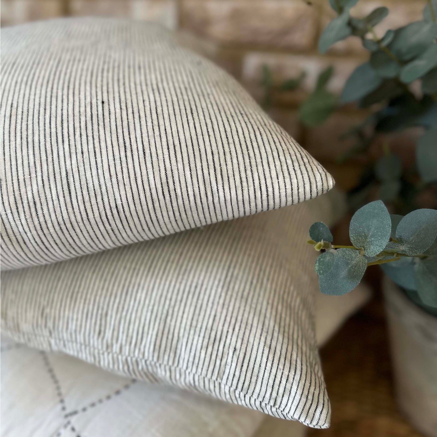 Miller Linen Cushion Lumbar Square