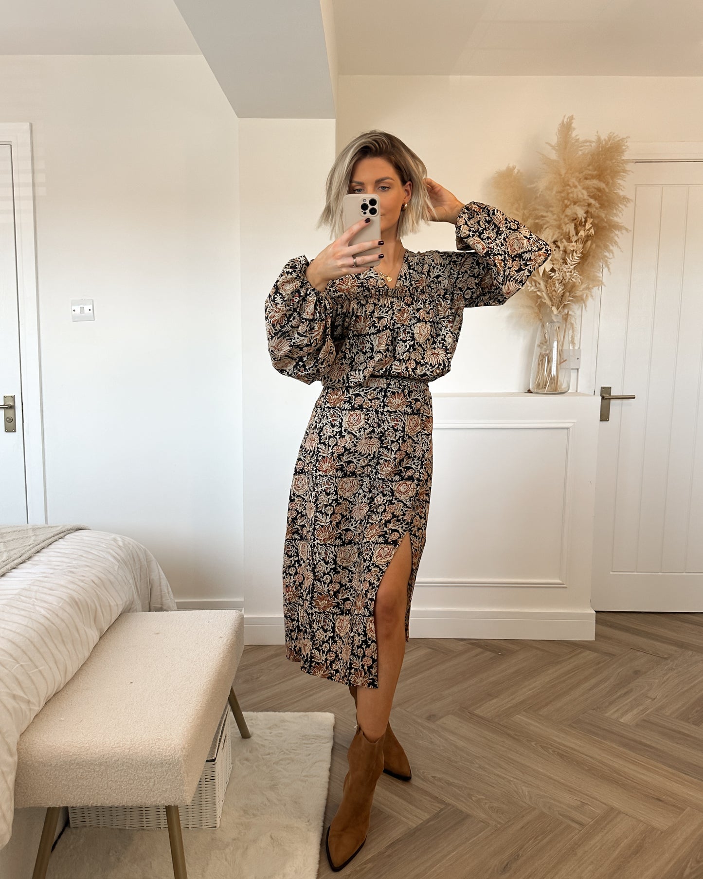 Boho Midi Skirt