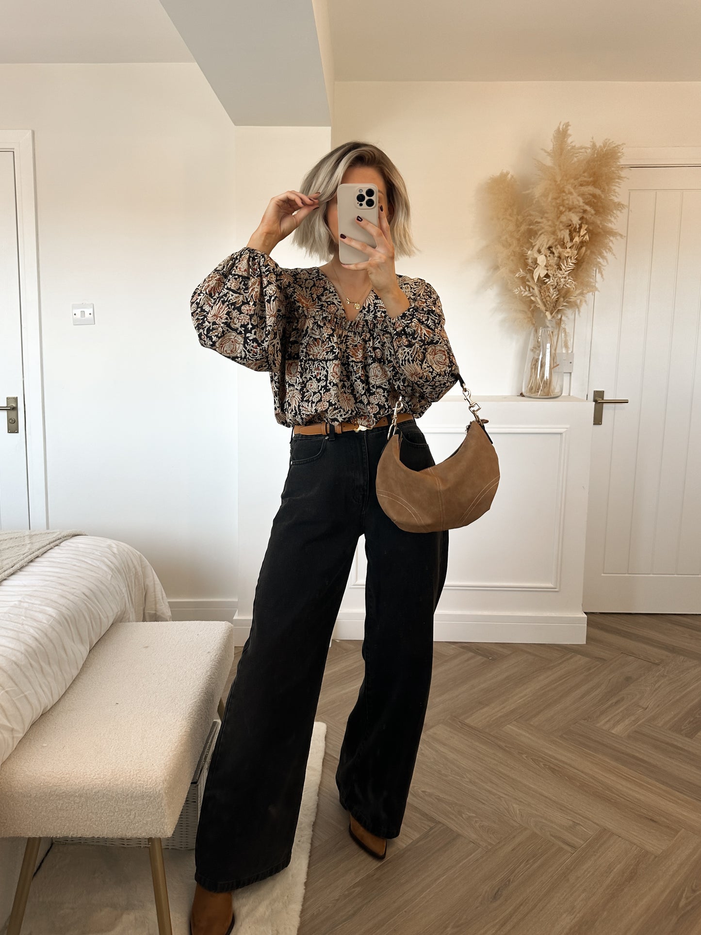 Boho Ruffle Blouse