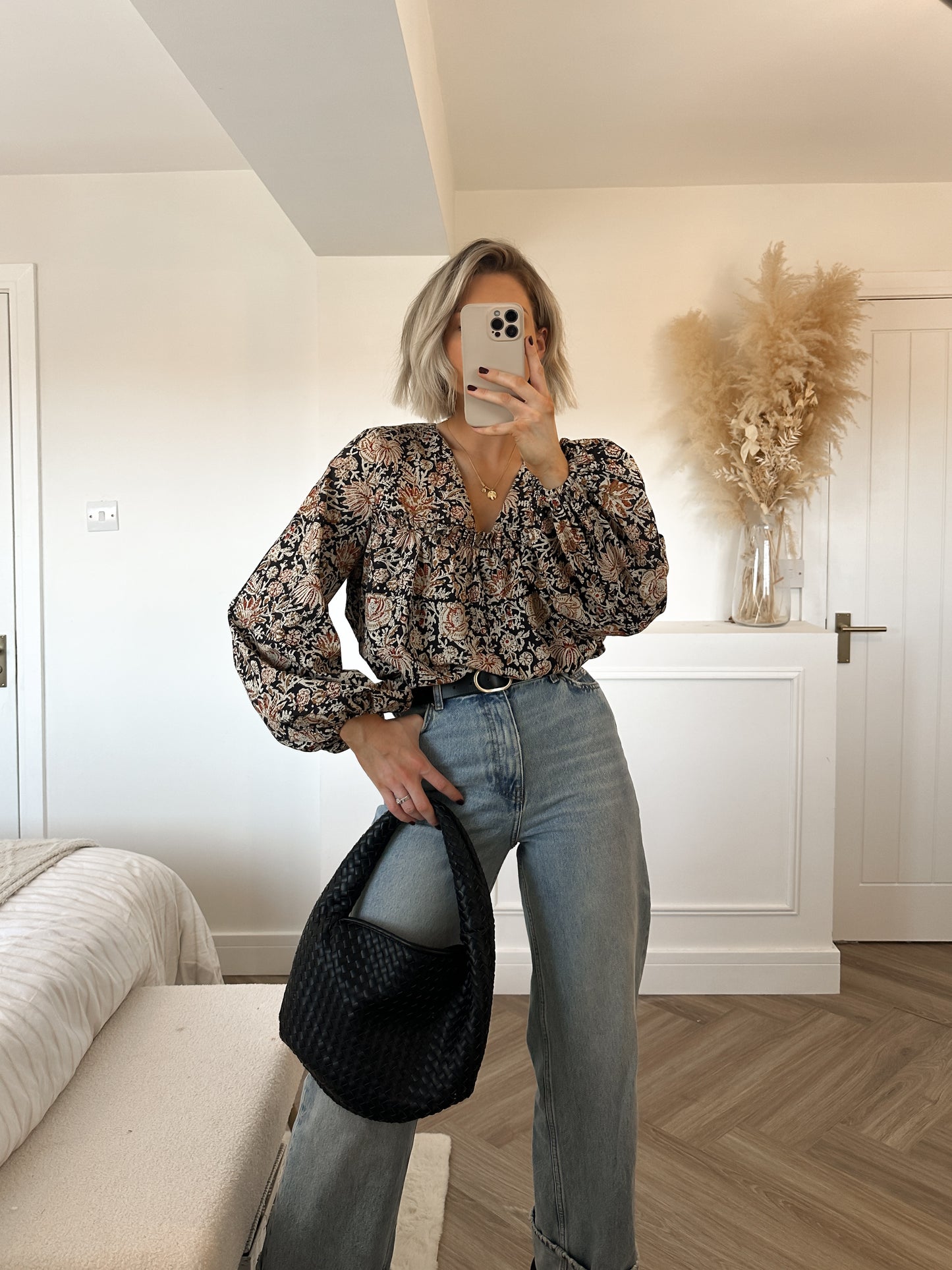 Boho Ruffle Blouse