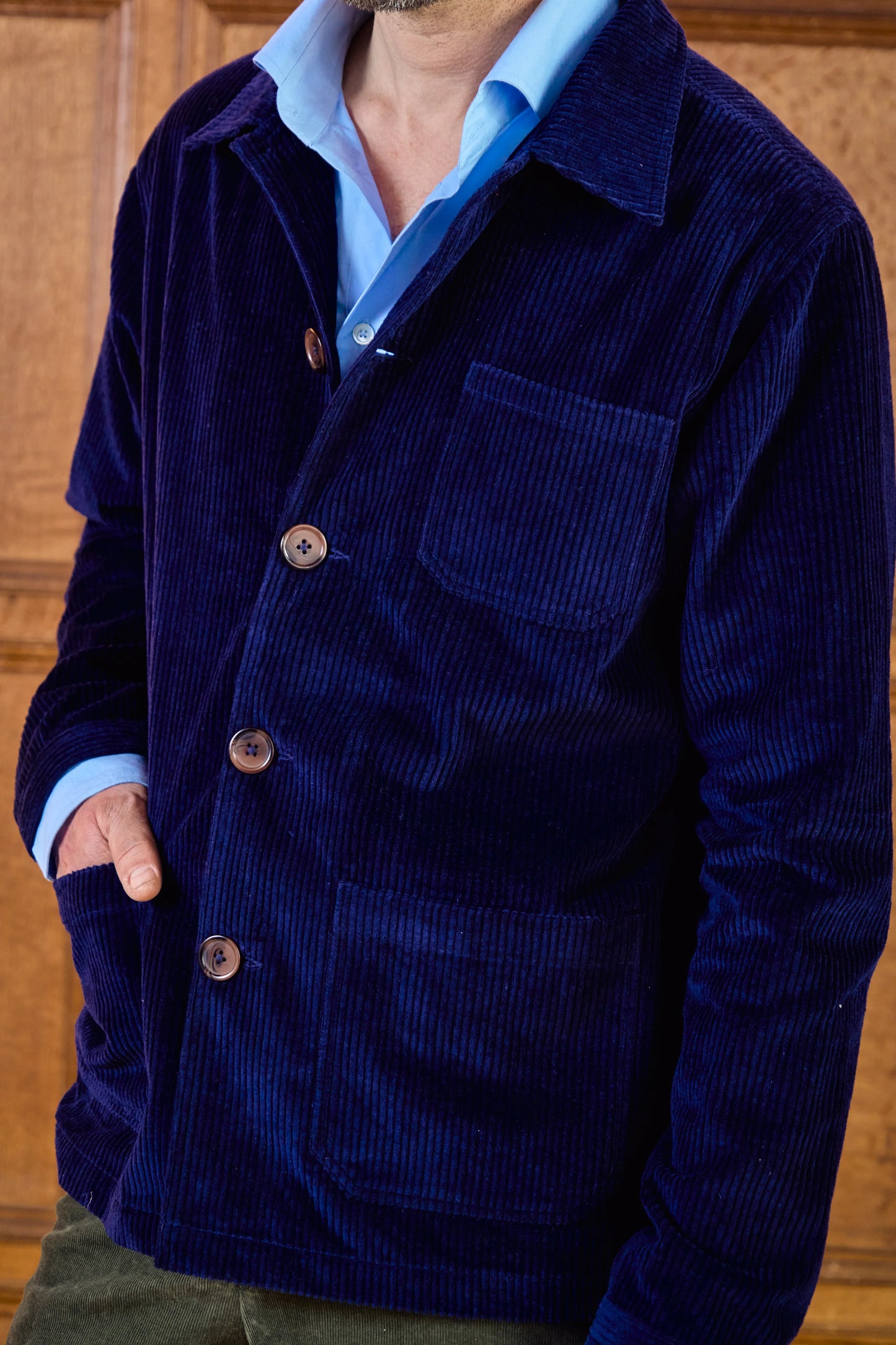 Men's Cord Utility Jacket