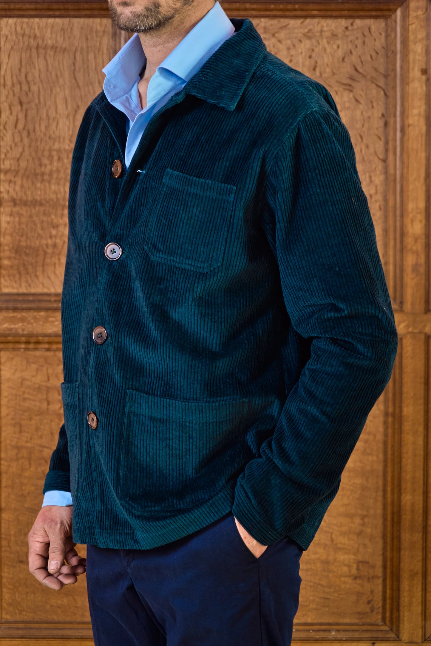 Men's Cord Utility Jacket