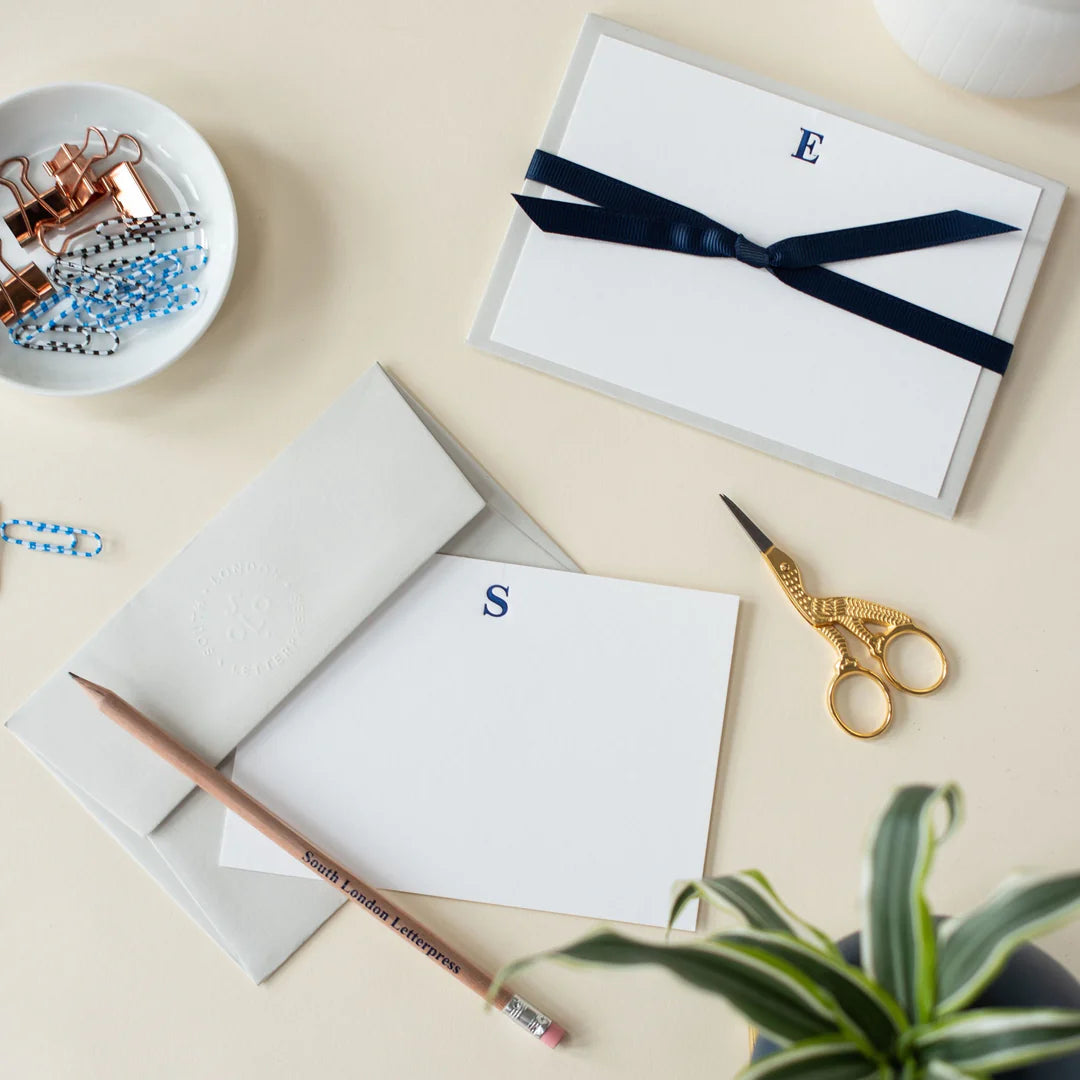 Initial Monogrammed Cards