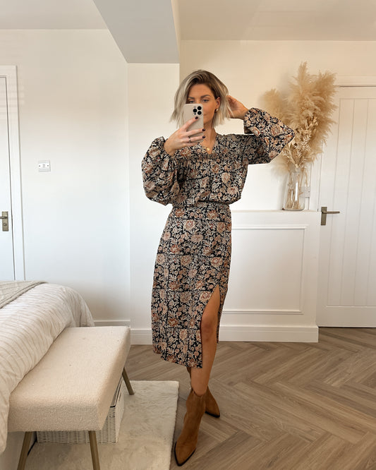 Boho Midi Skirt