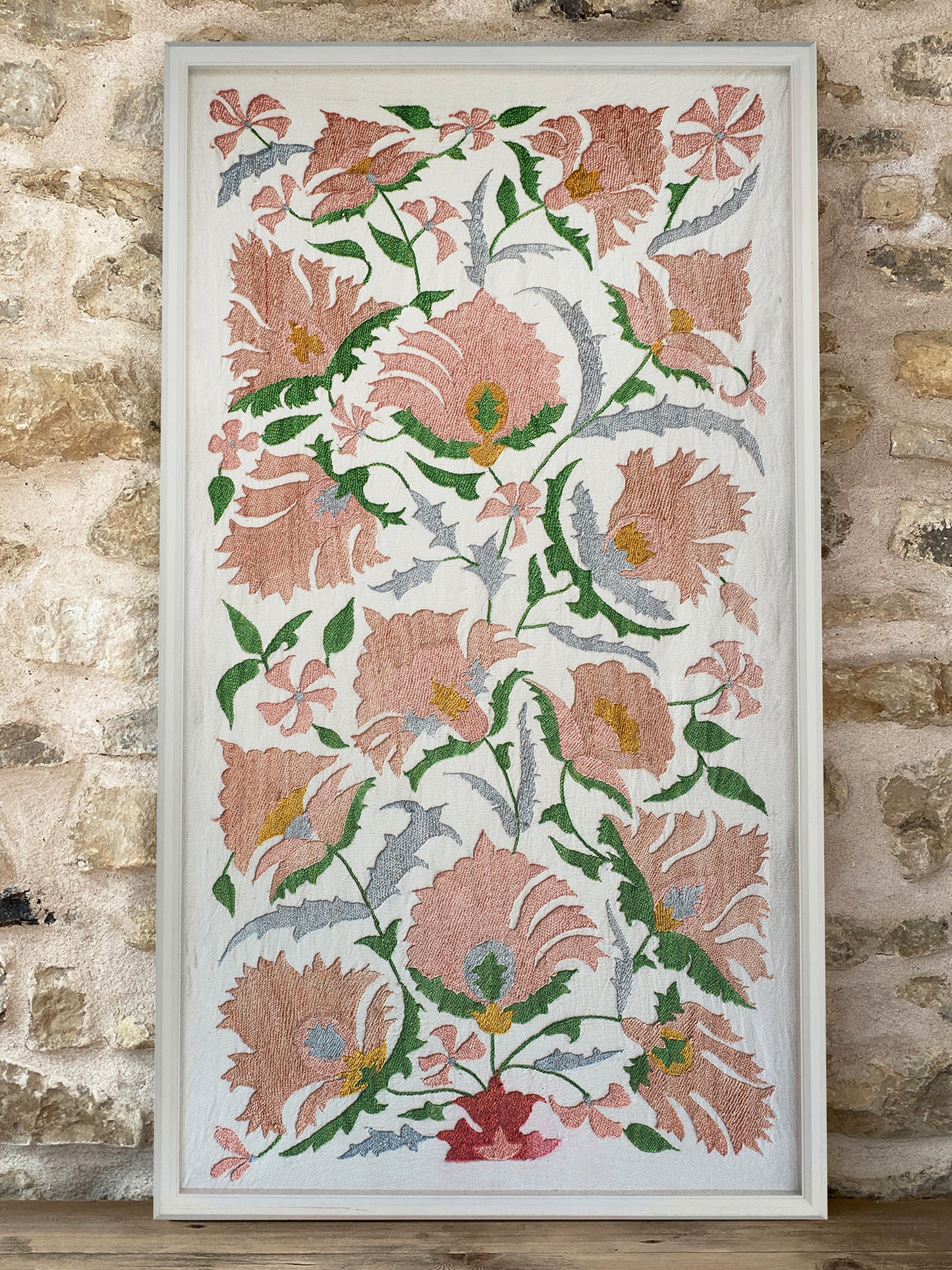 Suzani Framed Embroidery Print