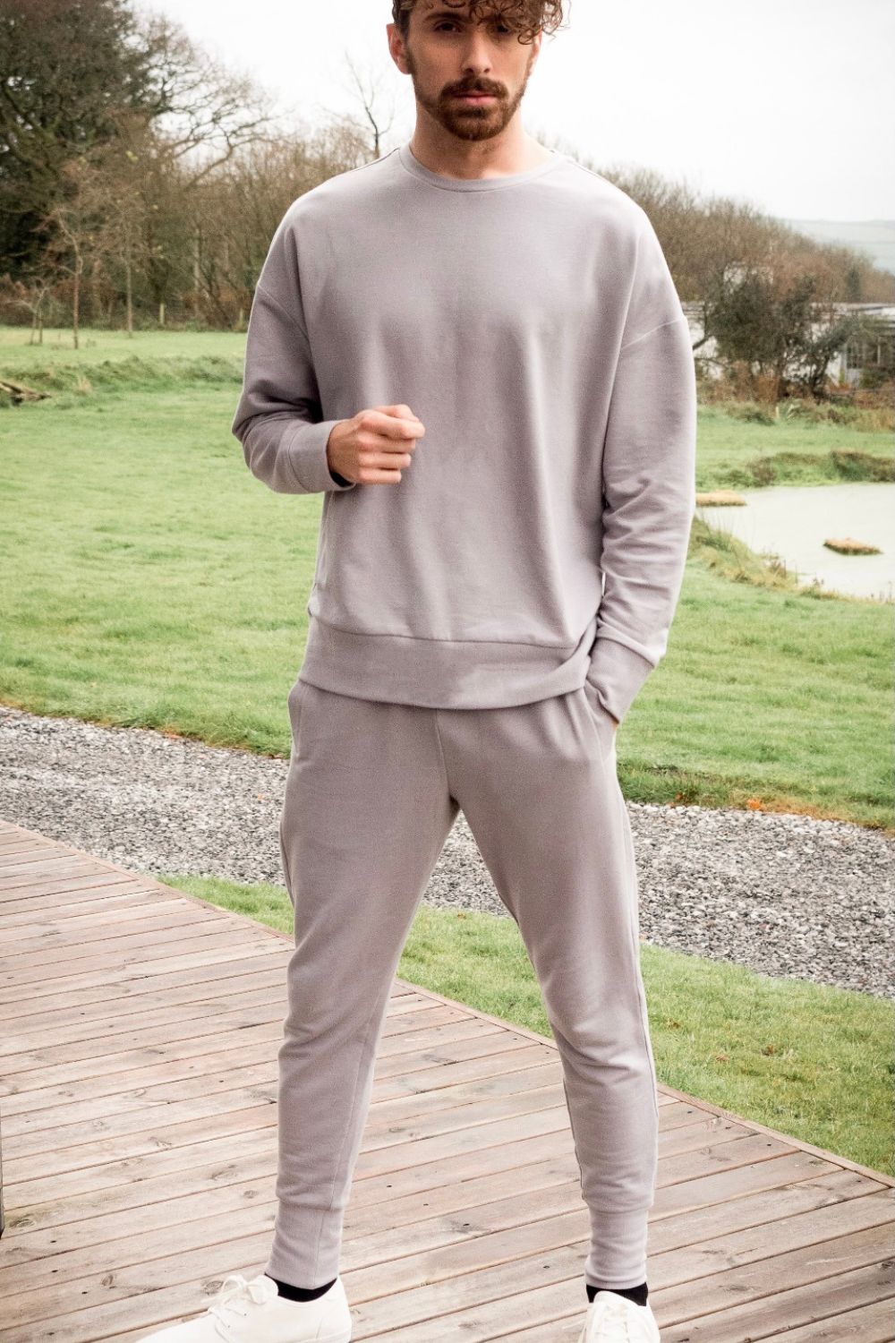 Mens Tencel Loungewear Sweater