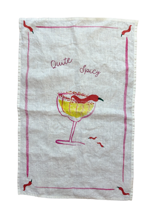Quite Spicy - Linen Tea Towel